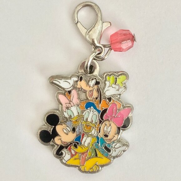 Vintage Disney Fabulous Fab 5 Charm Mickey Minnie Goofy Pluto Donald Daisy Duck - Picture 2 of 7